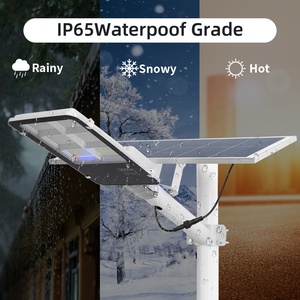 Faro LED Solare <span class=keywords><strong>Monopanel</strong></span> Super Luminoso IP65 Impermeabile 6500K 150W con Batteria agli Ioni di Litio - Product Image 5