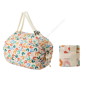 Sac de courses pliable en tissu Oxford, grande capacité, pour le voyage et le supermarché, écologique, à bandoulière unique, vente en gros - Product Image 5