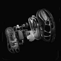 Souris de jeu GravaStar Mercury M2, esthétique futuriste évidée, sans fil, capteur PAW3395 haute précision pour joueurs professionnels