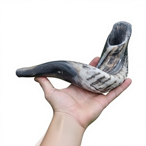 Pièce décorative artisanale en corne de buffle naturelle brute, objet de collection AZ ENTERPRISES Uttar Pradesh Real Touch - Product Image 5