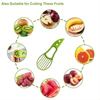 Trancheuse d'avocat multifonction 3in1 Shea manuel Peel Core Hass sans effort Outils de cuisine pour légumes