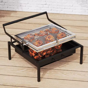 Barbecue à charbon pliable en acier inoxydable, vente directe usine 2026, idéal pour pique-niques et camping - Product Image 2
