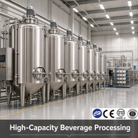 Cuve de Fermentation de Yaourt en Acier Inoxydable 500L 1000L Qualité Alimentaire pour Produits Laitiers