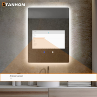 STANHOM Haut-parleur de musique Bluetooth WIFI Android Smart LED Miroir
