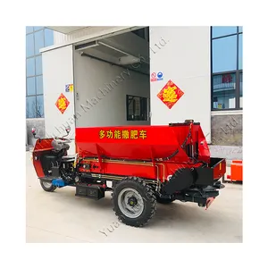 Farmland manure spreader Agricultural diesel three-wheeled fertilizer spreader Various cubic fertilizer spreaders