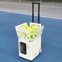 Máquina Lanza Pelotas de Tenis GT M6 Mini, Compacta, Estable, con Logotipo Personalizable, Embalaje Personalizado, Control Remoto por Aplicación