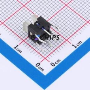 TSL06122-072B830BF-1BD1 Tactile Switch Through hole-6P,6x6mm Switch Single Pole Single Throw Rectangle Button 2.5N 6mm - Product Image 2