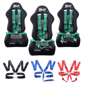 เข็มขัดนิรภัย <span class=keywords><strong>TAKATA</strong></span> สำหรับรถแข่ง รุ่นใหม่ แบบปลดเร็ว ขนาด 3 นิ้ว แบบสี่/ห้าจุด สำหรับเกม E-sports - Product Image 2