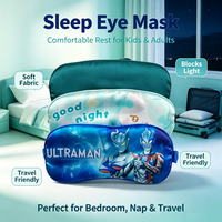 Masque de sommeil en satin de soie respirant doux de marque XW Custom, avec sangle réglable, adapté aux voyages et aux siestes pour femmes et hommes