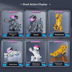Chien robot interactif télécommandé transfrontalier, programmable, avec contrôle vocal, détection tactile et suivi intelligent - Product Image 3