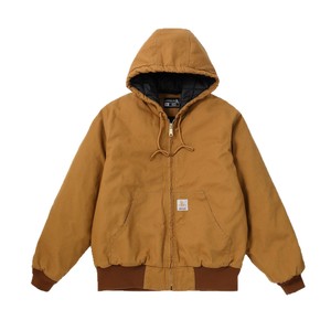 Giacca a Vento Invernale Retrò Pesante e Spessa J140 in Tela Duck Canvas Lavata e Robusta Marrone Giubbotto Attivo Imbottito da <span class=keywords><strong>Uomo</strong></span> Cappotto Vestibilità Larga All'ingrosso - Product Image 6