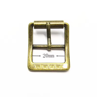Boucle à roulettes réglable en laiton métallique de 20 mm pour accessoires de chaussures, montres, colliers pour animaux, harnais pour chiens, sacs