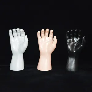 Lebensechte männliche mannequin hände kunststoff mannequin hand für armbanduhr display