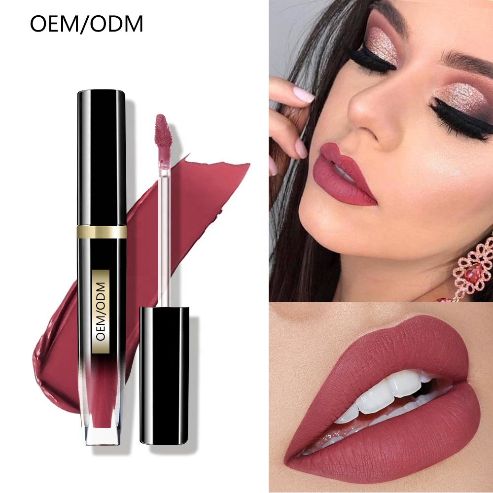 Бархатная Матовая жидкая помада Rts, Oem косметика, увеличивающий блеск для губ, пигмент, прозрачный блеск для губ