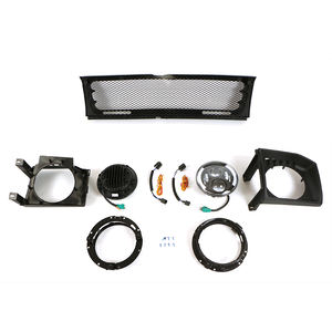 Grille avant de voiture noire en ABS modifié de pièces automobiles avec barre lumineuse à LED adaptée pour PAJERO <span class=keywords><strong>V33</strong></span> V43 V31 V32 - Product Image 5