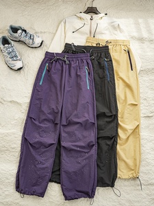 <span class=keywords><strong>Pantaloni</strong></span> Cargo Unisex Casual da Uomo e <span class=keywords><strong>Donna</strong></span>, Gamba Dritta, Primavera Autunno, Streetwear, Antivento, <span class=keywords><strong>Impermeabili</strong></span>, Antipiega, Vestibilità Ampia - Product Image 2