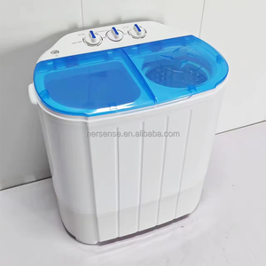 Lave-linge semi-automatique chinois à double cuve de 4 kg, essorage rapide, 220 V, pour la maison, l'appartement et le dortoir, grande capacité - Product Image 3