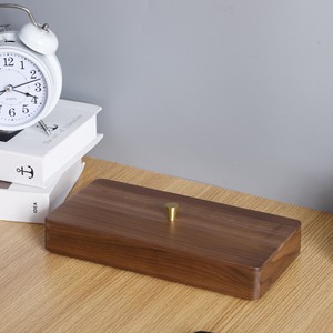 Solid Wood Jewelry <b>Box</b> Rectangle Elegant Storage <b>Box</b> For Necklace <b>Earring</b> Stud Portable Light Luxury Design - Product Image 4