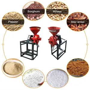 High quality 6FP-150 grain processing machinery maize meal grinding mini corn milling machine flour mill