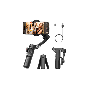 Stabilisateur de <span class=keywords><strong>cardan</strong></span> intelligent AOCHUAN XE pour smartphone et caméra vidéo, avec suivi humain IA intelligent et reconnaissance gestuelle via application - Product Image 1