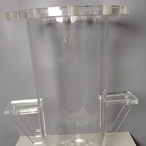 Tube acrylique personnalisé en usine, instrument expérimental, dispositif en verre organique transparent, perçage et gravure - Product Image 5