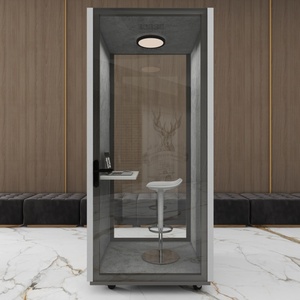 Văn Phòng Pod Cách Âm Trong Nhà Di Động Không Gian Làm Việc Di Chuyển Cabin Cuộc Họp Vỏ Văn Phòng Studio Gian Hàng Phòng Cách Âm - Product Image 5