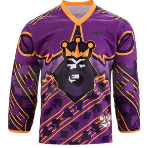 Jersey de hockey de equipo personalizado de alta calidad al por mayor servicio del OEM mejor jersey de hockey sobre hielo con su propio logotipo - Product Image 2