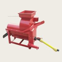 Décortiqueuse-batteuse de maïs agricole pour tracteur 18-40 CV, entraînée par prise de force, avec une capacité de production de 2-5 tonnes par heure