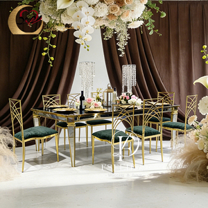 Sillas de Acero Dorado Camaleón para Eventos, Recepciones, Salones, Comedores y Hoteles, Diseño Contemporáneo - Product Image 6