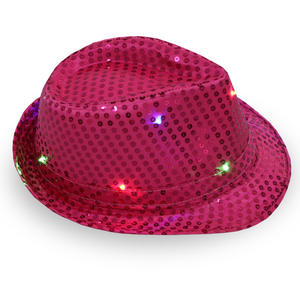 <span class=keywords><strong>Burning</strong></span> Man LED luces sombrero hecho a mano Rave Party <span class=keywords><strong>concierto</strong></span> sombreros de vaquero Light Up Jazz Caps - Product Image 3