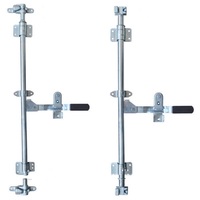 Barre de verrouillage de porte de conteneur ISO en acier galvanisé, ensemble de barres de verrouillage de porte