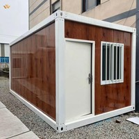 Conteneur d'hôtel préfabriqué moderne en kit de 20 pieds et 40 pieds, chambre modulaire en conteneur, maison conteneur