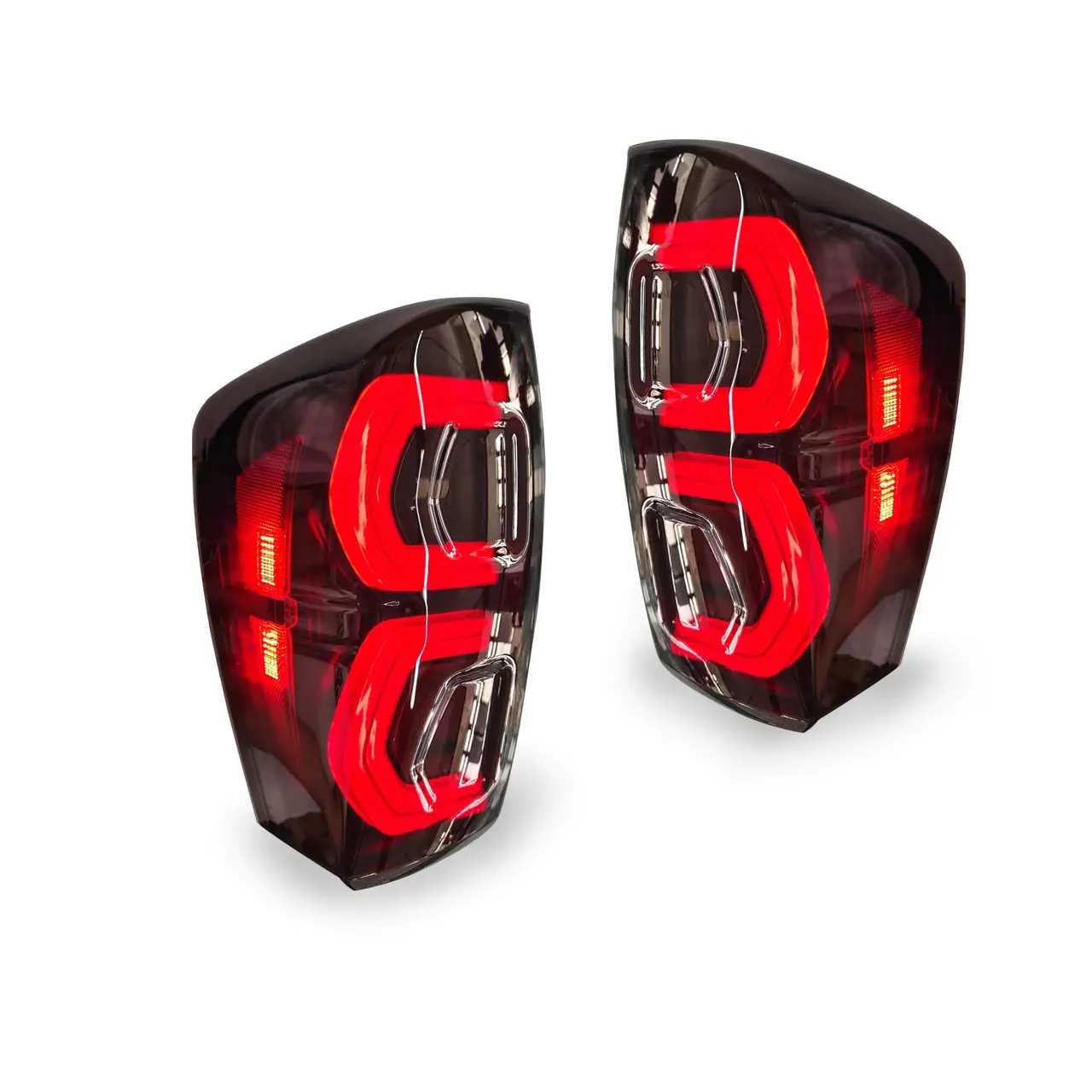 N2 nuove luci posteriori a LED aggiornate fanali posteriori a LED fanali posteriori freno luce di parcheggio gruppo ABS 16-22, nero per Tacoma IP67 Toyota