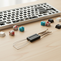 Blue Switch Mechanical Keyboard Switches Key Clicker Custom Keycap Keychain for DIY 3D Print Clicker Accessories