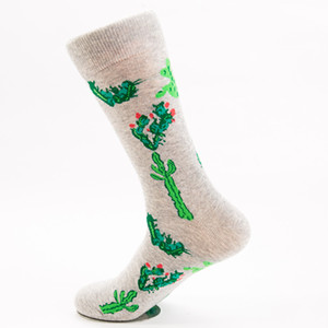 Calcetines de Algodón 200N con Diseños Variados: Cactus, Panda, Ballena, Pirata, Pulpo, Animales del Desierto y Marinos, Calcetines de Algodón Novedosos para Hombre, Regalo Casual - Product Image 3