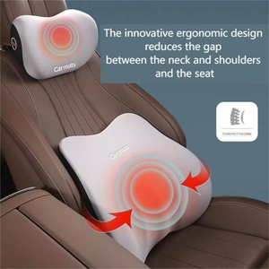Almohada de Espuma Viscoelástica para Reposacabezas de Coche, Cojín para el Cuello, Protección Lumbar, Cómodo, Transpirable - Product Image 2