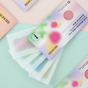 Waxkiss nouveauté corps visage cheveux dépilatoires pré-coupe sourcils épilation à froid bandes d'épilation pour l'épilation - Product Image 1