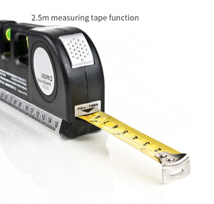 3 trong 1 san lấp mặt bằng bong bóng và cai trị cơ sở đa năng 2.5m đo băng cai trị Laser mức độ Dòng công cụ - Product Image 4