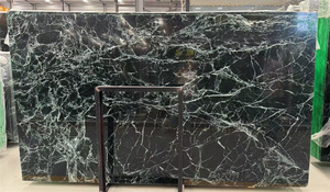 Dalle de marbre Verde Alpi, style europé<span class=keywords><strong>en</strong></span> moderne, comptoir <span class=keywords><strong>en</strong></span> <span class=keywords><strong>granit</strong></span> vert de luxe léger pour cuisine, surface polie - Product Image 6