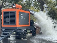 Bomba de Agua Centrífuga Autocebante de Alto Rendimiento con Motor Diésel, Tipo Remolque, para Situaciones de Emergencia, Control de Inundaciones y Minería