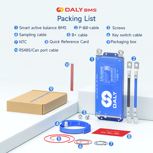 Daly <span class=keywords><strong>4</strong></span> ~ 8S 100A BMS Li-ion Lifepo4 LFP 1A équilibreur actif batterie au Lithium transfert d'énergie 12V 24V BMS carte Protection de la batterie - Product Image 4