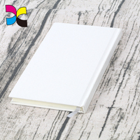 Marque-page ruban de soie personnalisé tissu lin couverture carnets écologiques A5 à couverture rigide réinscriptibles avec poches