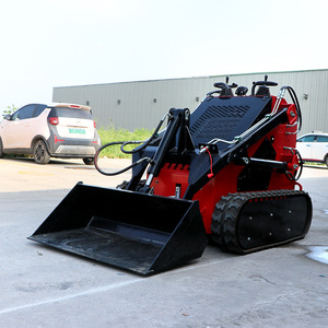 Mini chargeuse compacte à chenilles neuve de marque la moins chère de l'usine, <span class=keywords><strong>taille</strong></span> compacte, roues diesel, chargeuses frontales avec accessoires de chargement - Product Image 2
