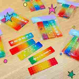Reglas Personalizadas al por Mayor, Mini Regla Recta Colorida con Logotipo para Regalos Publicitarios - Product Image 5
