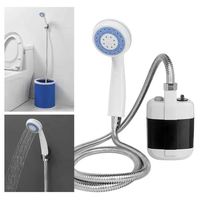 Pompe innovante rechargeable par USB, douche d'urgence portable en plastique de 20 L pour le camping et la randonnée