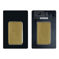 Offre Spéciale – 5 modèles de lingots plaqués or suisse 5g/10g/20g/1oz – Emballage scellé, numéro de série indépendant – Objets de collection en métal