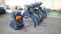 Grappin hydraulique pour bois à diamètre personnalisé, type pivotant, pour l'aménagement paysager et le débroussaillage des branches