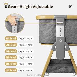 Gấp bé nôi Nôi giường ngủ đu với giường cho trẻ sơ sinh - Product Image 6