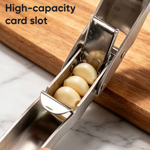 Heavy Duty Stainless Steel Garlic Press Mincer for Commercial Kitchen Restaurant Cooking Tool Wholesale - Product Image 4