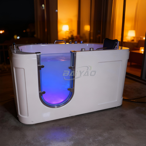 <span class=keywords><strong>Baignoire</strong></span> Jacuzzi Acrylique pour 1 <span class=keywords><strong>Personne</strong></span>, Bain de Massage Intérieur avec Coussins et Accessoires pour Personnes Âgées et Handicapées - Product Image 5